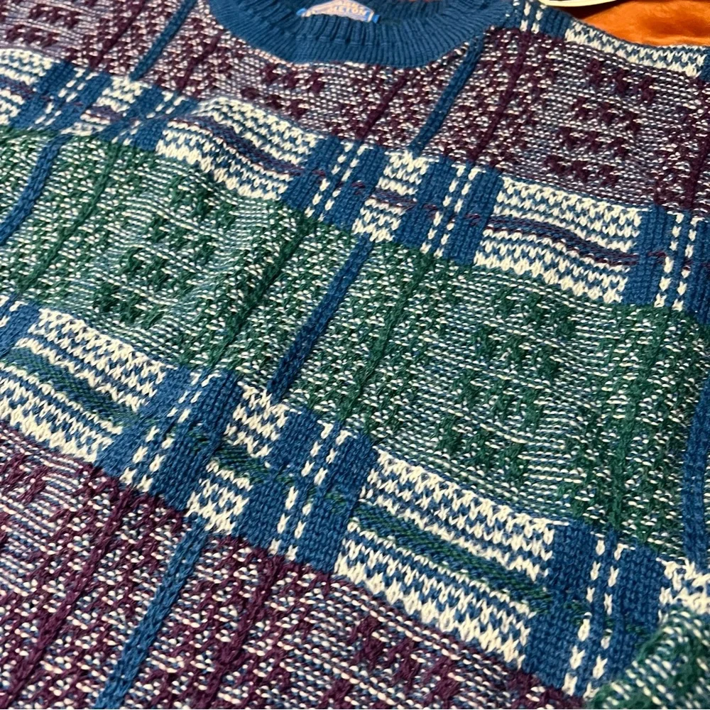 Vintage New Pendleton Wool Classic Crewneck Grandpa Sweater Large USA